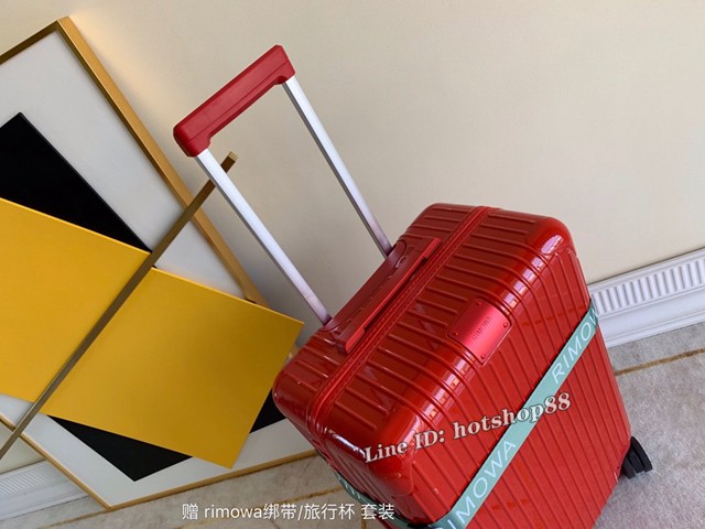 RIMOWA行李箱四輪拉杆箱 型號90080 Rimowa Essential全新色彩系列 日默瓦行李超輕pc拉鏈箱 gdx1212